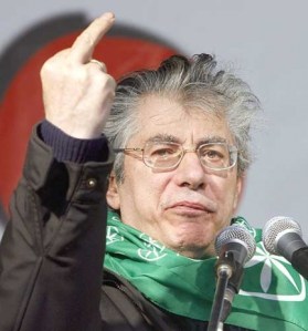 Umberto Bossi in "Uno per Tutti..."