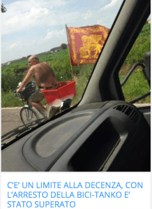 Bici Tanko la nuova frontiera per la lotta alla indipendenza